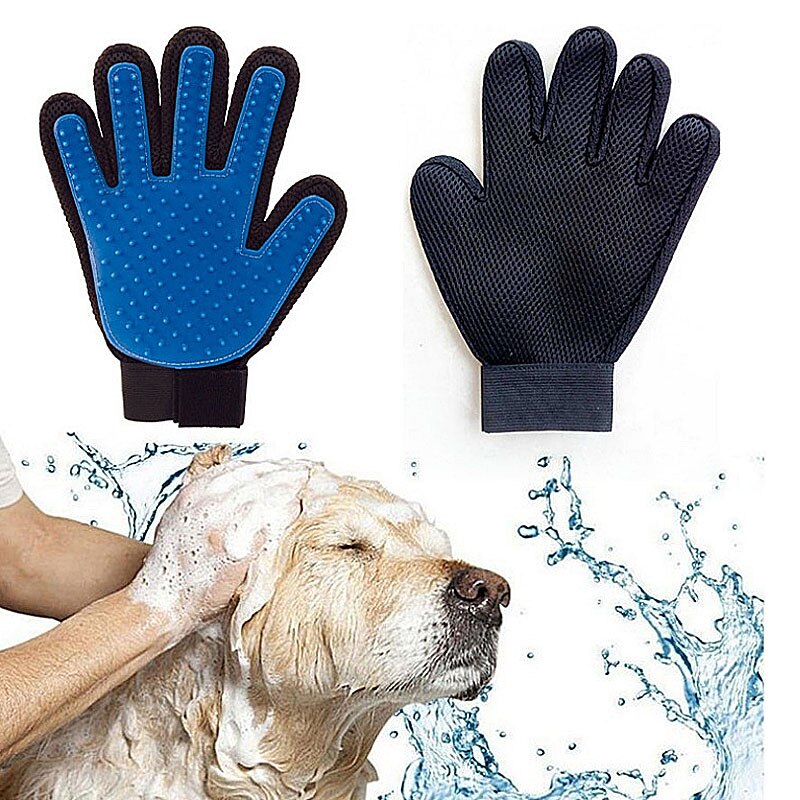 Groominghandske för Hund & Katt - Mjuk & Effektiv Pälsvård - Rengöringstillbehör för Husdjur