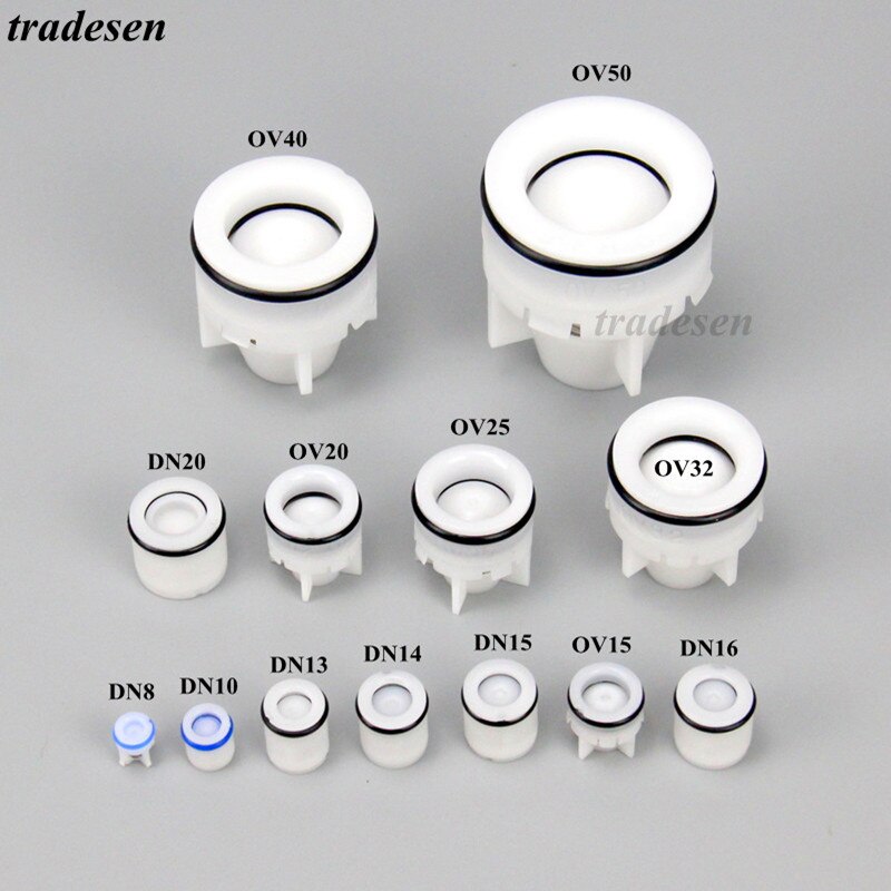 1Pcs Outer Dia.10-50mm Plug-in Plastic Non-Return Water Meter Valve Anti Drip Valve Spring Check For Aquarium Garden Irrigation