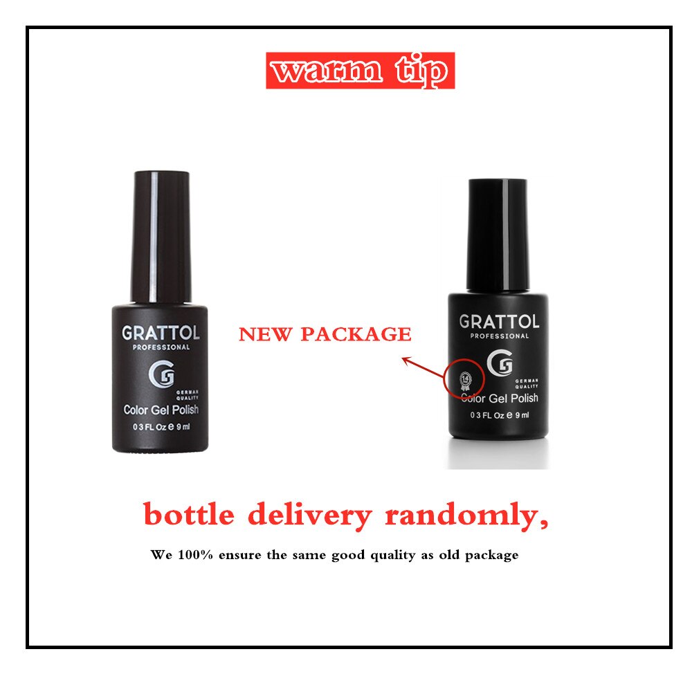 GRATTOL de 01 blanco Gel de uñas de brillo polaco lentejuelas barniz UV de Gel de uñas largo tapa duradera abrigo Gel LED UV Varnis
