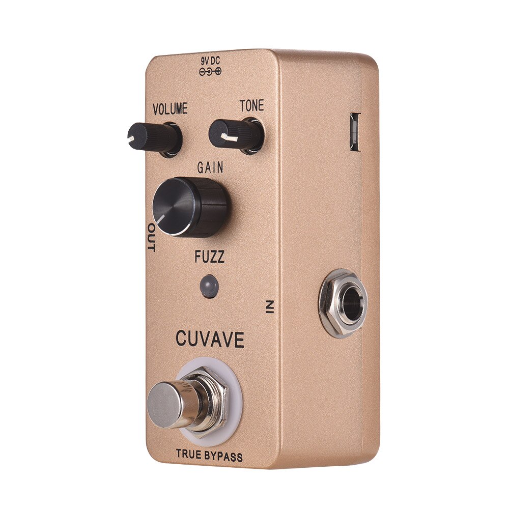 CUVAVE FUZZ Vintage Fuzz Guitar Effect Pedal Zinc Alloy Shell True Bypass Guitar Accessories