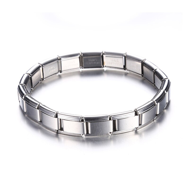 Gezondheidszorg Gewichtsverlies Magnetische Therapie Elemental Armband Artritis Pijn Gezondheid Energie Bio Magnetische Mannelijke: Nopoint singleSilver