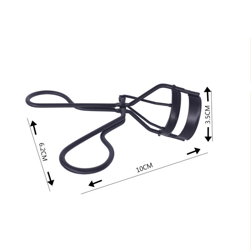 1pc sorte/sølv hvide krølle øjenvipper curler rustfrit stål øjenvipper kosmetisk makeup øjenvippe curler curling øjenvipper værktøj