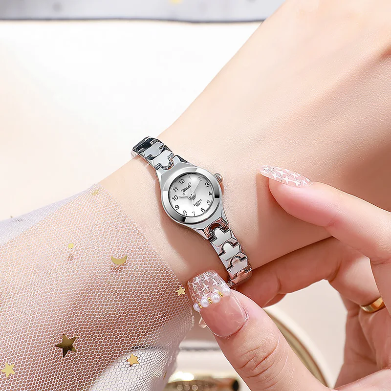 Elegante Frauen Uhren Rose Gold Luxus Stahlband Armbinde Damen Armbanduhren Weibliche Uhr Relogio Feminino Reloj Mujer