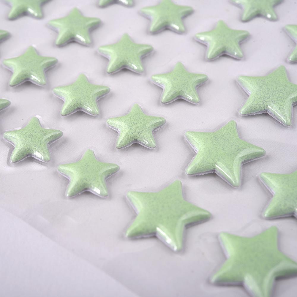 202/211 stuks lichtgevende 3d- sterren stippen bubbel muursticker voor doe-het-zelf slaapkamer kinderkamer decoratie glow in the dark fluorescerende muursticker