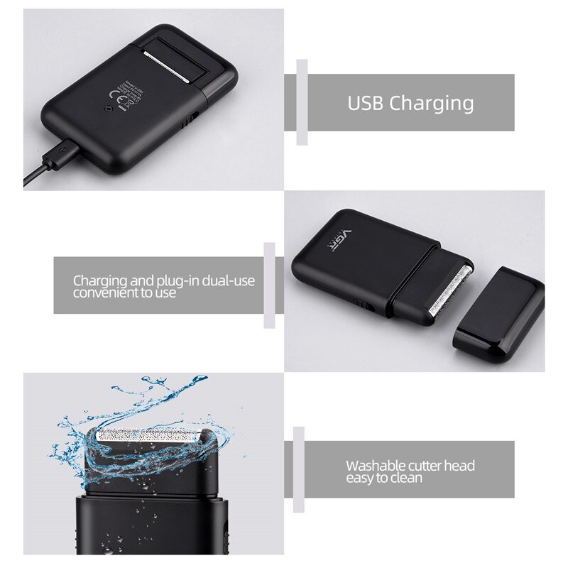 Professionele Tondeuse Voor Mannen Elektrische Tondeuse Draadloze Bakkebaarden Cutter Baard Scheermes Oplaadbare Scheren Machine