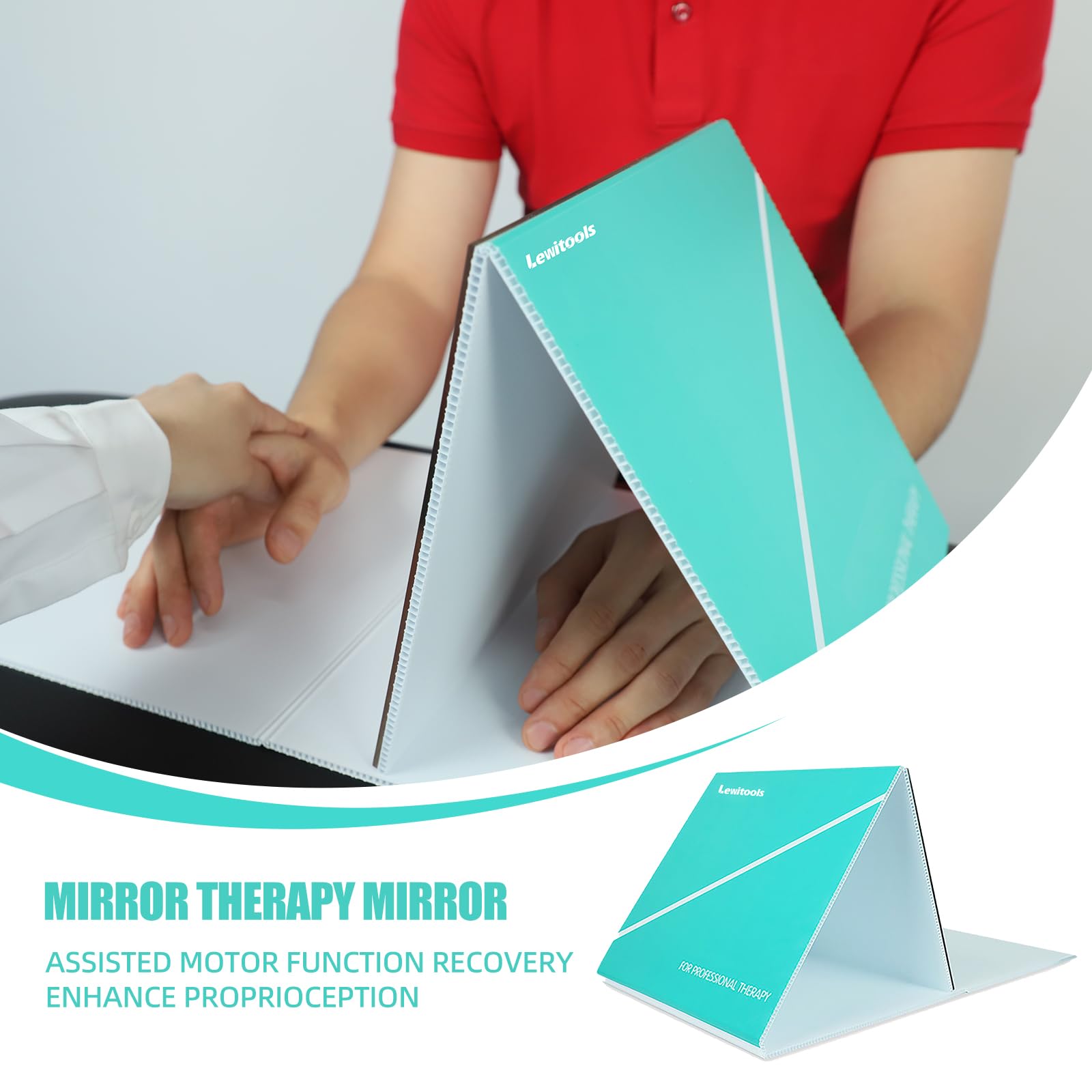 Mirror Therapy Box for Stroke Rehabilitation for Leg Amputation Therapy Device for Hand Exercise Mirror Neurons for