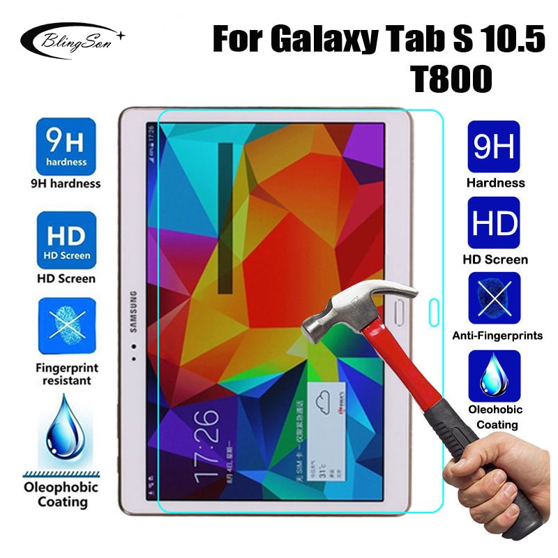 Gehard Glas Voor Samsung Galaxy Tab 10.5 S T800 Gehard Glas voor Samsung Tab S T805 Screen Protector Tablet Beschermende film