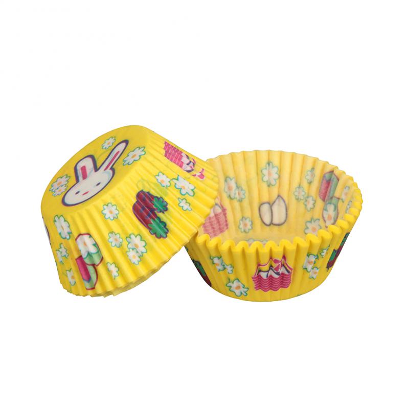 100Pcs Muffin Cupcake Paper Cupcake Liner Muffin Box Case Baking Tray Cake Decorating Birthday Party Tools Home Kitchen Supplies: E 100pcs