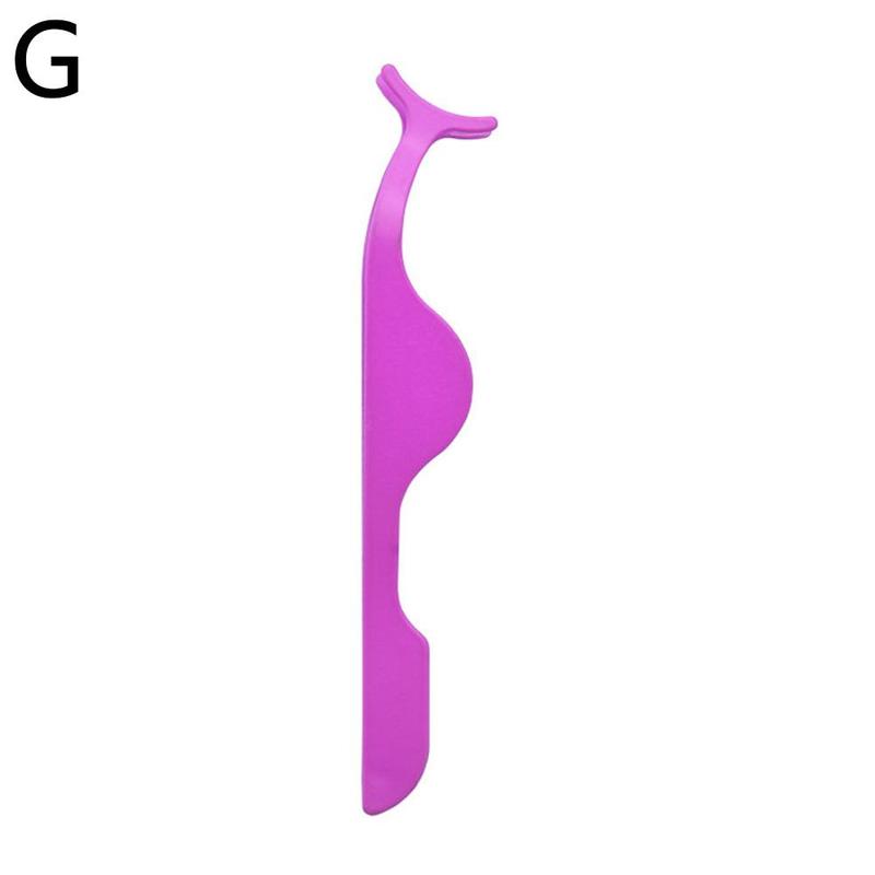 Pinzette per ciglia finte applicatore per ciglia finte estensione ciglia bigodino pinza ausiliaria pinza per trucco strumenti 1 pz: G