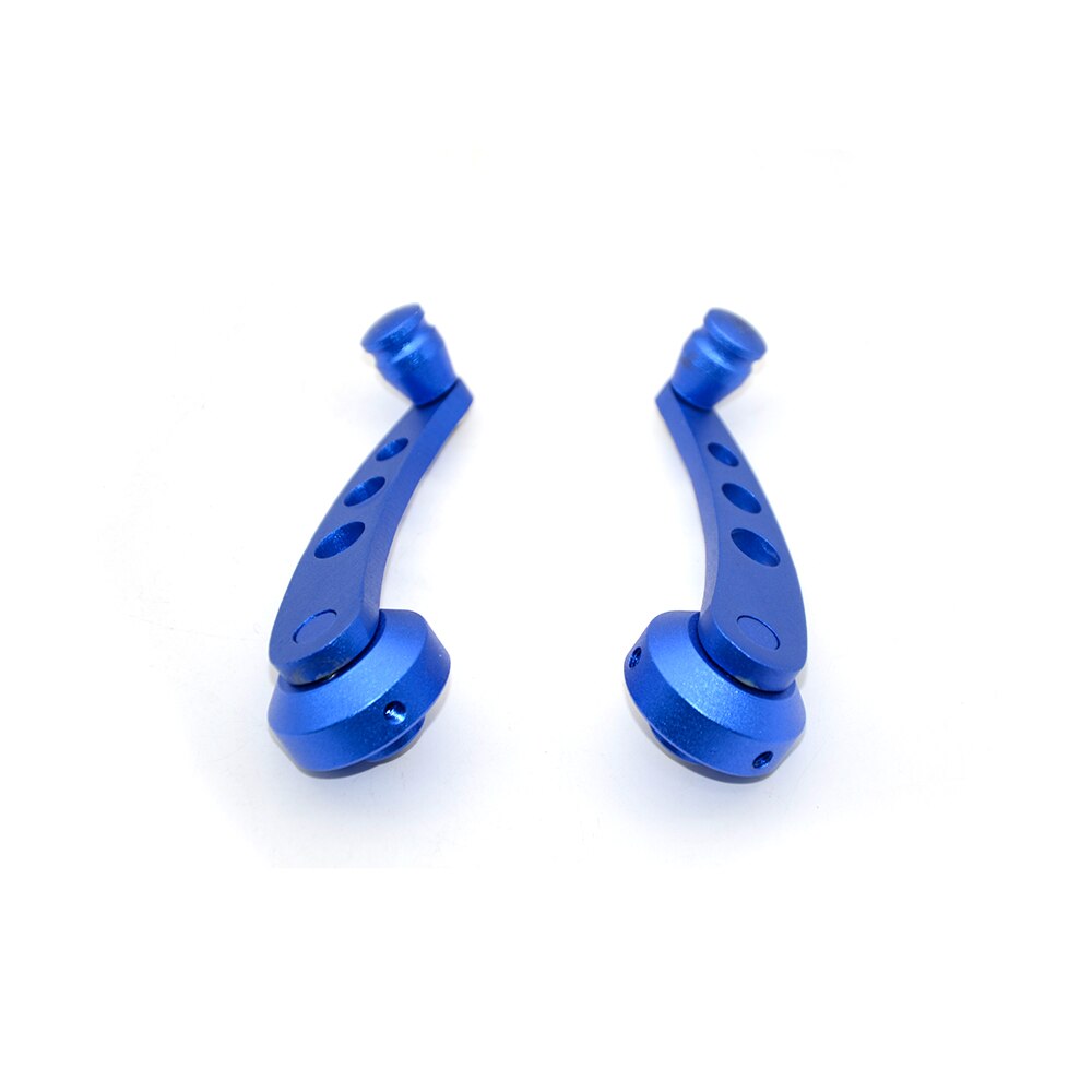 Billet Aluminum Universal Car Truck Manual Window Glass Door Crank Handle Winder Universal Black / red / blue: Blue