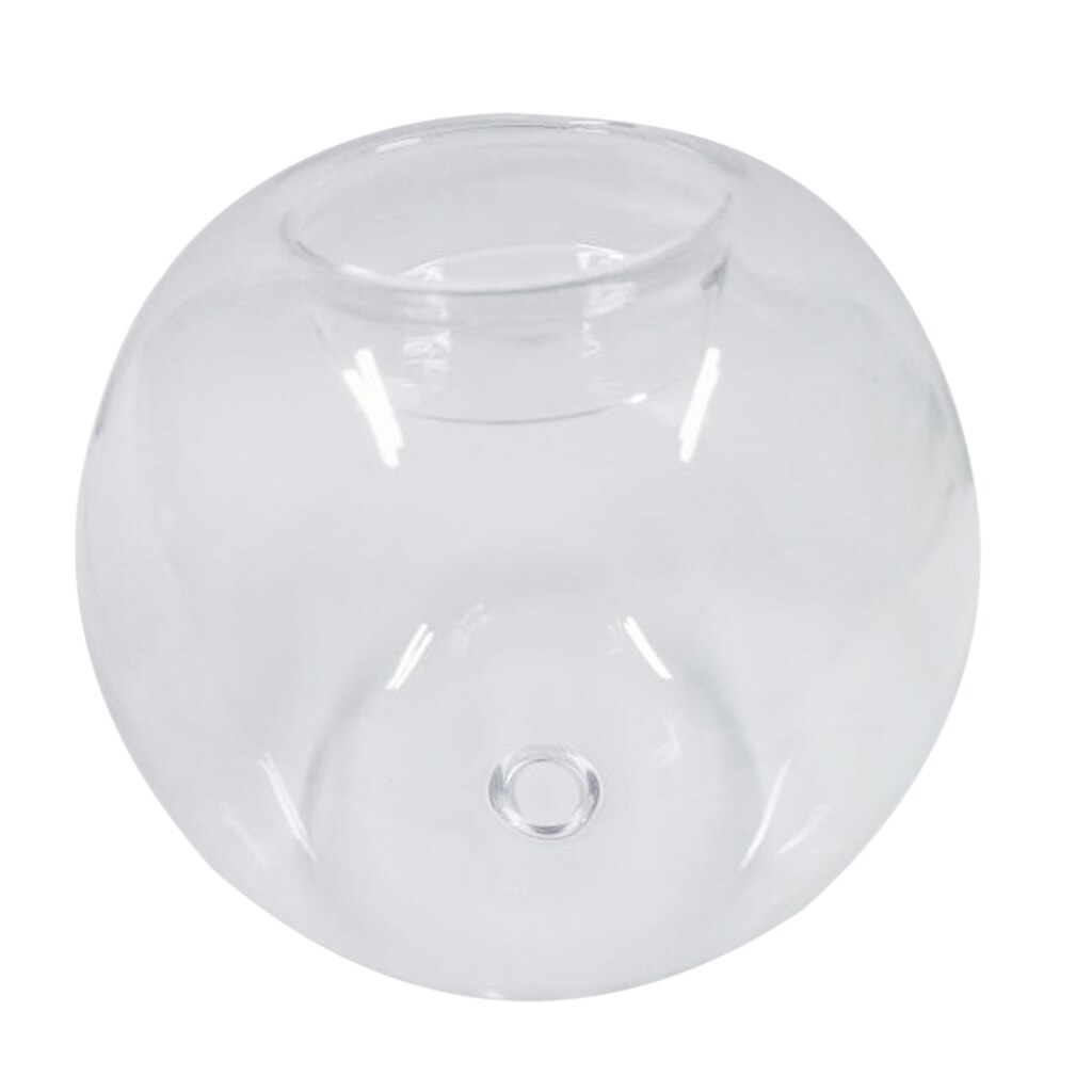 8cm/10cm/12cm krystal sfærisk kugle te lysestage lysestage til hjemmebryllupsdekoration