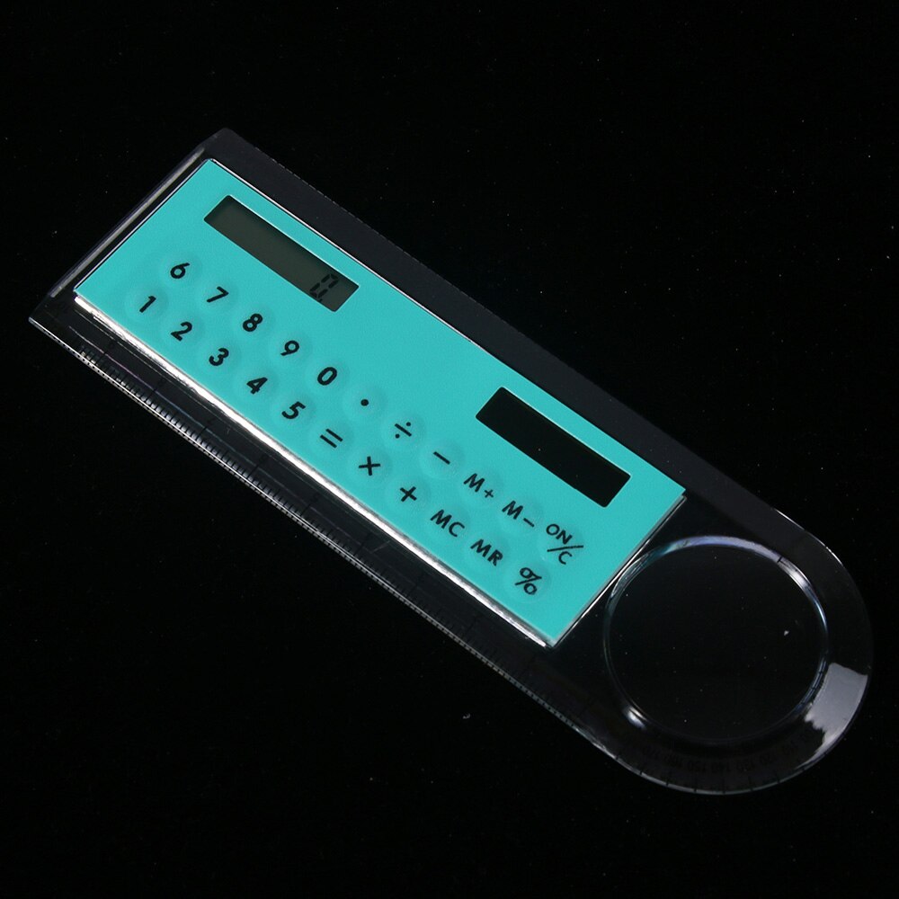 10cm wielofunkcyjny linijka mini cyfrowy kalkulator 2 w 1 dziecko biurowe prezenty szkolne materiały papiernicze szkolne materiały biurowe