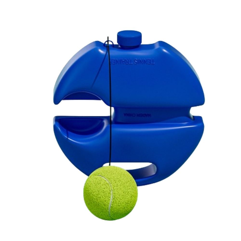 Single Tennis Racket Set for Kids Portable Lightweight Tennis Trainer Rebound with Carry Bag 23inch Tennis Racquets Set: PURPLE
