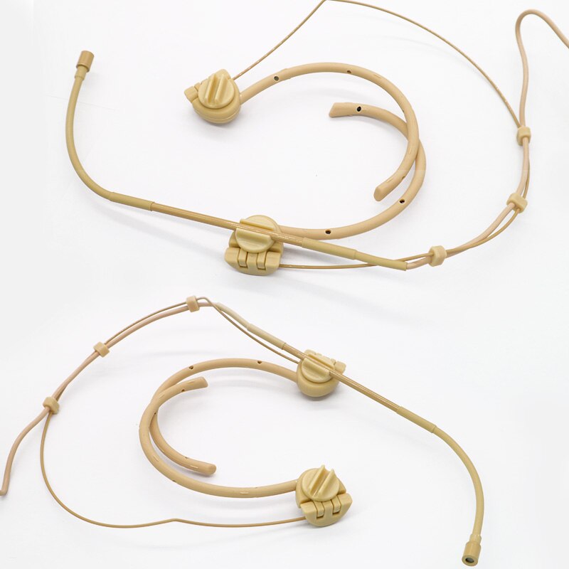 Pro headset microfoon voor akg samson  ta3f xlr 3 pin opvouwbaar draadloos hoofdstel