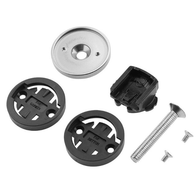 wioślarz ze stopu aluminium uchwyt na komputer trzon szczyt czapka uchwyt mocujący wsparcie stoper prędkościomierz GPS MTB akcesoria rowerowe RR7240: srebro