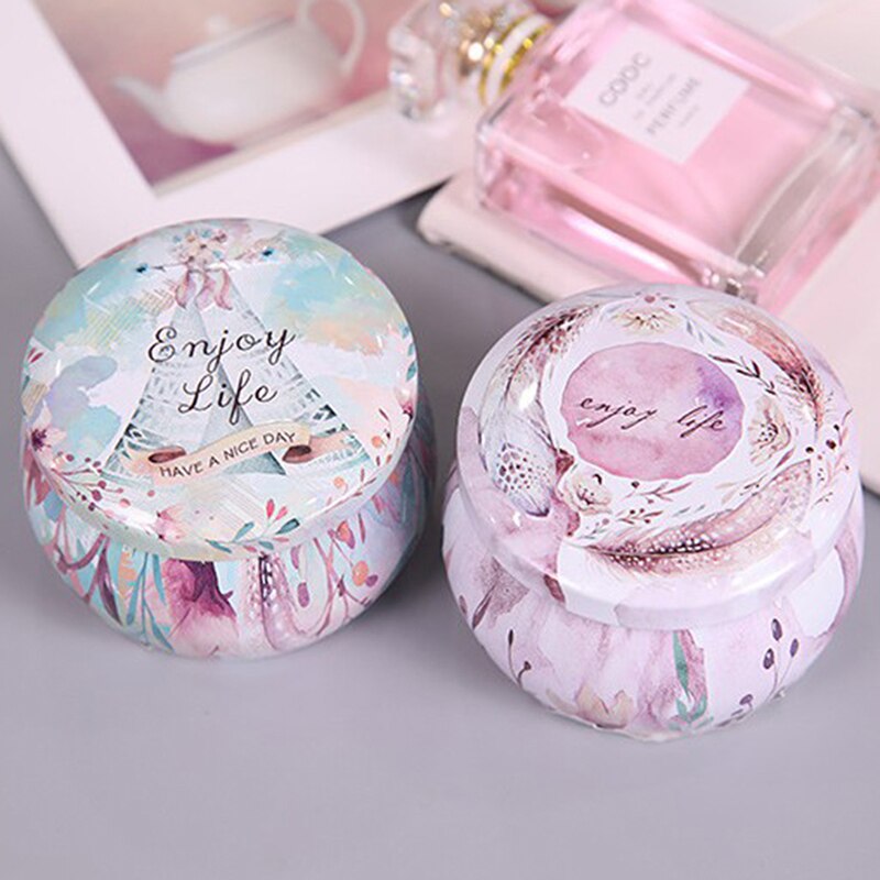 1Pc DIY Candle Making Kit Holder Storage Case Candle Tin Jars For Spices Case Camping Party Favor And Sweets