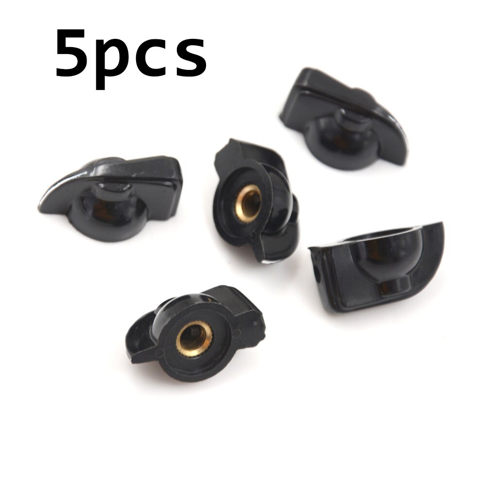 5Pcs 6Mm Kip Snavels Band Switch Knop Potentiometer Knop Bakelieten Knop Cap