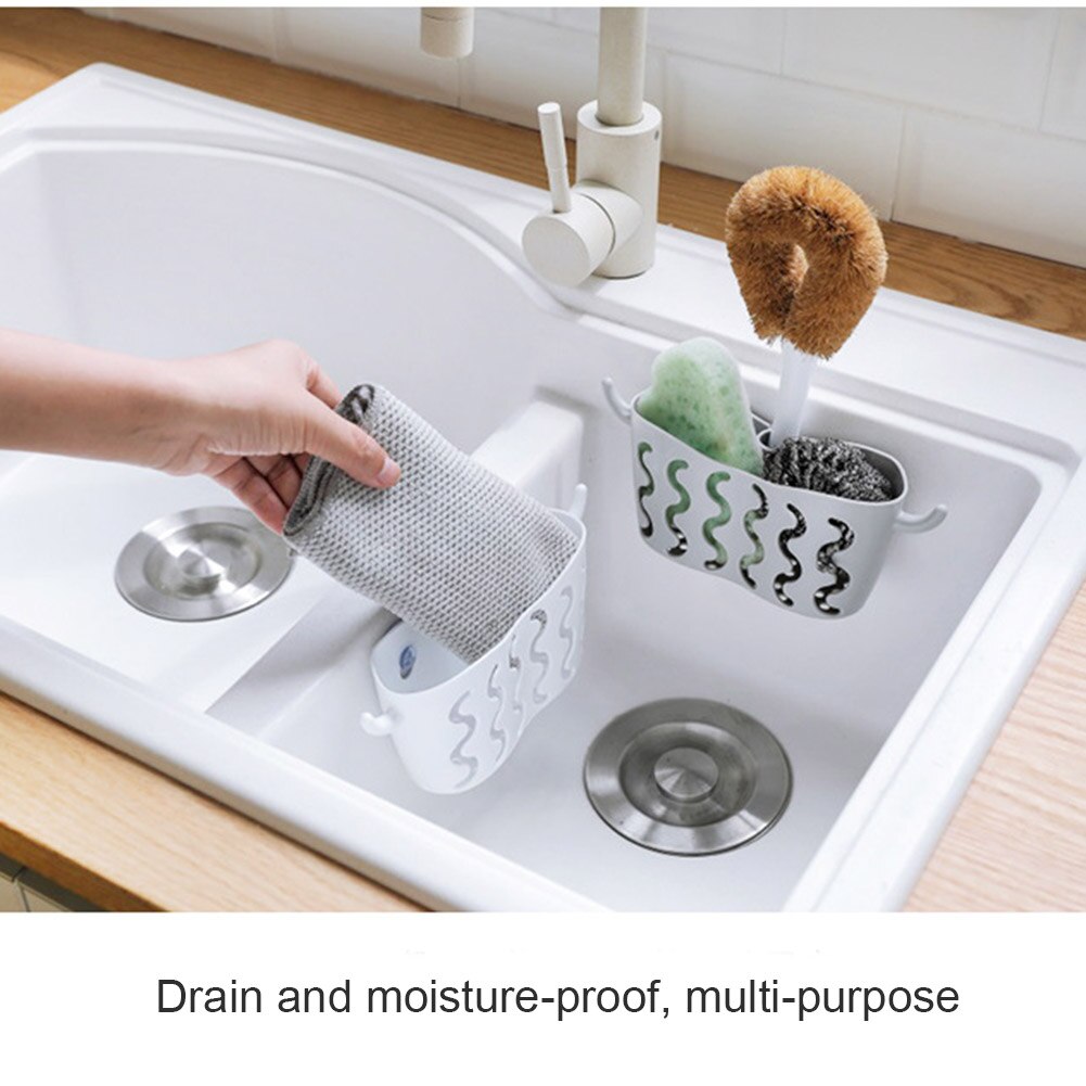 1pc multifunction ventosa cozinha prato pano rack esponja titular banheiro sabão de armazenamento cabide fixado na parede organizador filtro