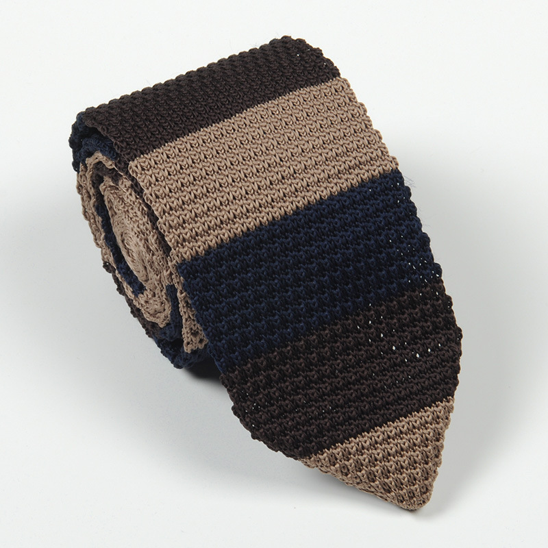Cravate pour hommes 6-7cm à la | Cravate en laine décontracté, tricot sauvage, cravate pointue pour hommes, fête mariage marié, cravates quotidiennes, porter le cou: A2415