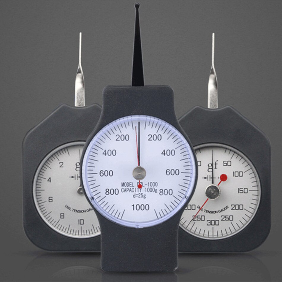 Seg-g håndholdt dynamometer tensiometer kontakt pointer type seg enkelt nål i dobbelt 30g/50g/100g