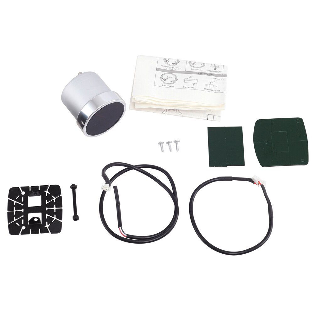 52MM Tachometer 0-9000 RPM 7 Color Backlight Tachometer Meter Smoke Lens Stepper Motor 12V 2 Inch Racing Meter