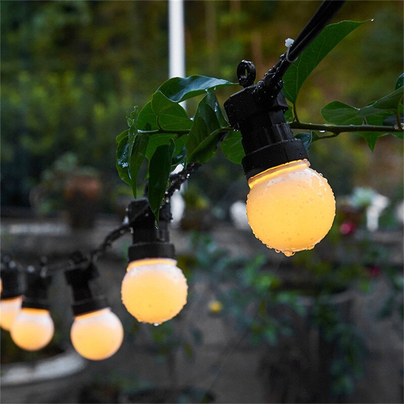 G50 Globe String Lights Backyard Patio Lights Hanging for Bistro Pergola Deckyard Tents Market Cafe Gazebo Porch Letters Party