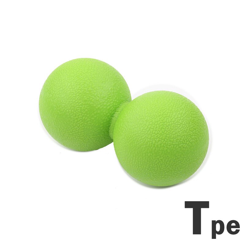 Doppel Lacrosse Ball Fitness Erdnuss Massage Ball Therapie Für Brust Wirbelsäule-Oberen Rücken, Nacken, Schulterblatt: Grün