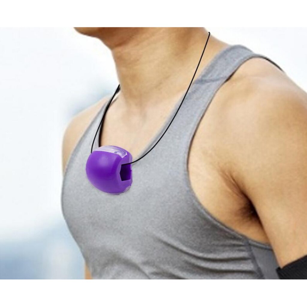 Jawline Exercise Ball Chin Slimming Fitness Jawline Neck Face Toning Facial Toner Hands Free Workout Jaw Exercise Ball