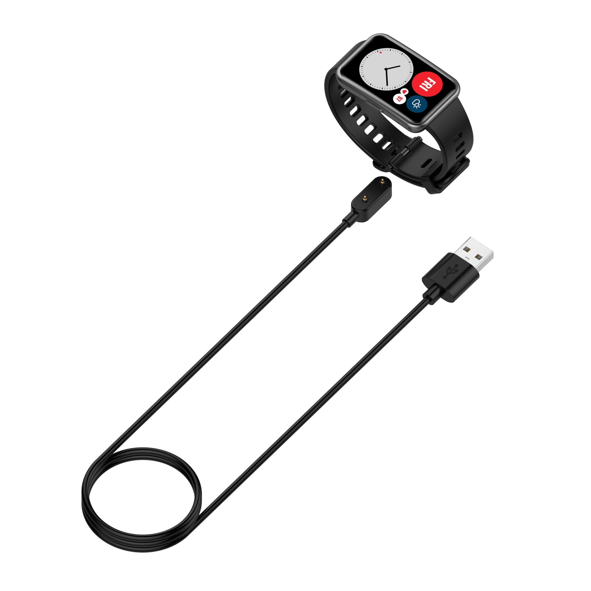 1M Usb Charger Voor Huawei Horloge Fit Snelle Oplaadkabel Draad Gegevens Cradle Dock Voor Honor Band 6/voor Honor Horloge Es Accessoires