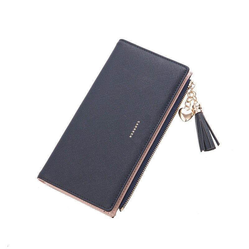 Tassel Wallet Women Long Cute Wallet Leather Tassel Women Wallets Zipper Portefeuille Female Purse Clutch Cartera Mujer