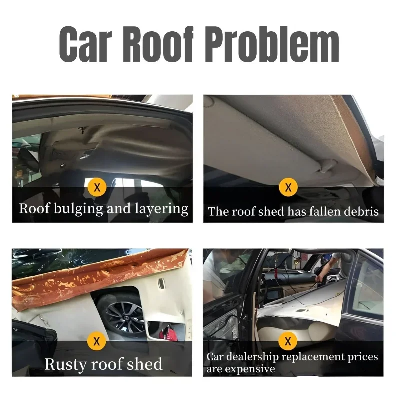 Auto-interieur hemelbekleding stof zelfklevend gaas autodak materiaal reparatie patches voor auto bekleding trim DIY ambachtelijke renovatie