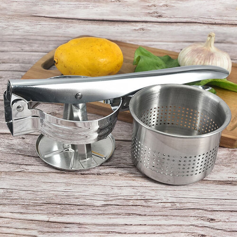 1pc rustfritt stålpresser vegetabilsk fylling dehydrator potetmaskin ricer fruktpresse juicer kjøkkenutstyr