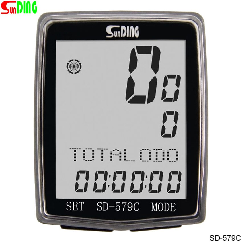 Sunding sd -579c trådløs mtb cykelcomputer vejcykel speedometer sensor med fjernbetjening kablet cykeltilbehør