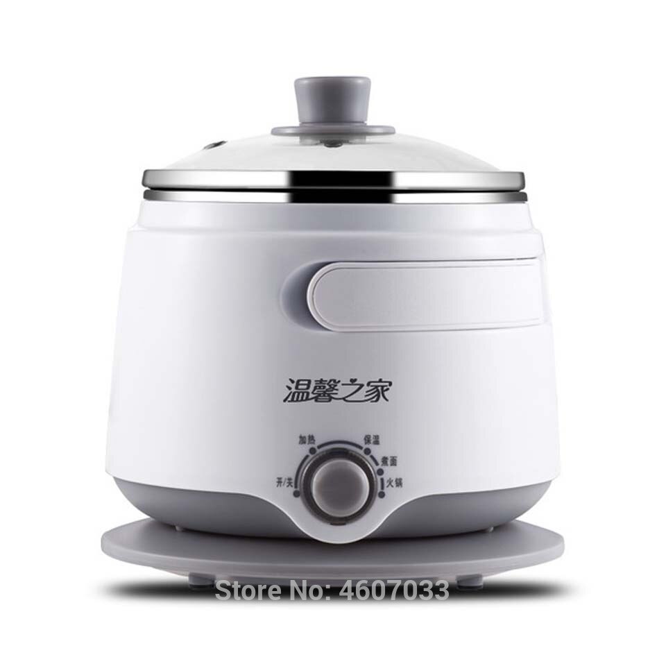 220V Mini Multifunction Electric Cooking Machine Pot Multi Electric porridge soup noodle Cooker with steam EU/UK/AU/US