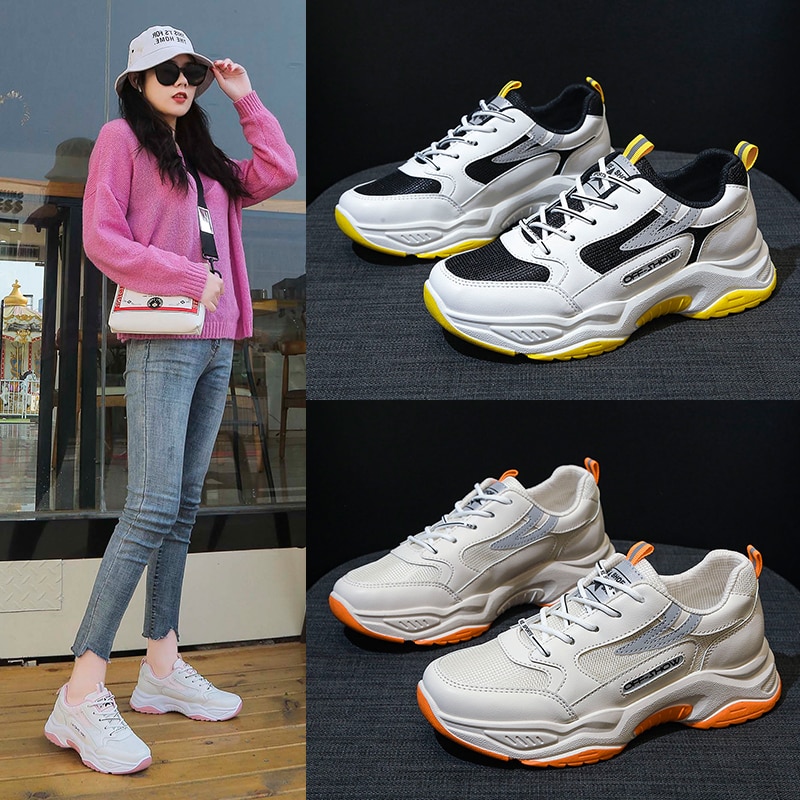 Women's Training Shoes Women,Heightened Sneakers,Ins Fitness Shoes,Yoga Shoes,Sneakers,Size 35-40