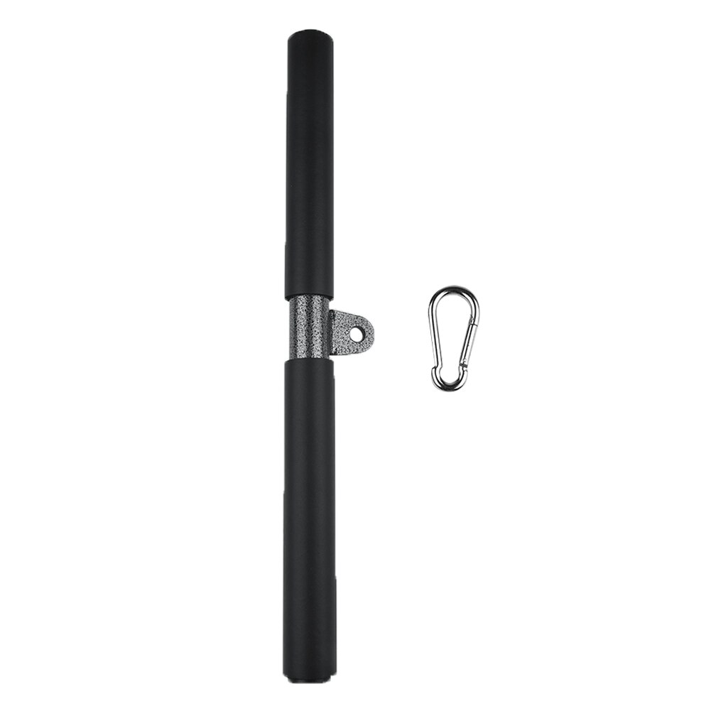 VICASKY DIY Roterende Rechte Bar Bicep Pull Bar met Legering Kabel Touw