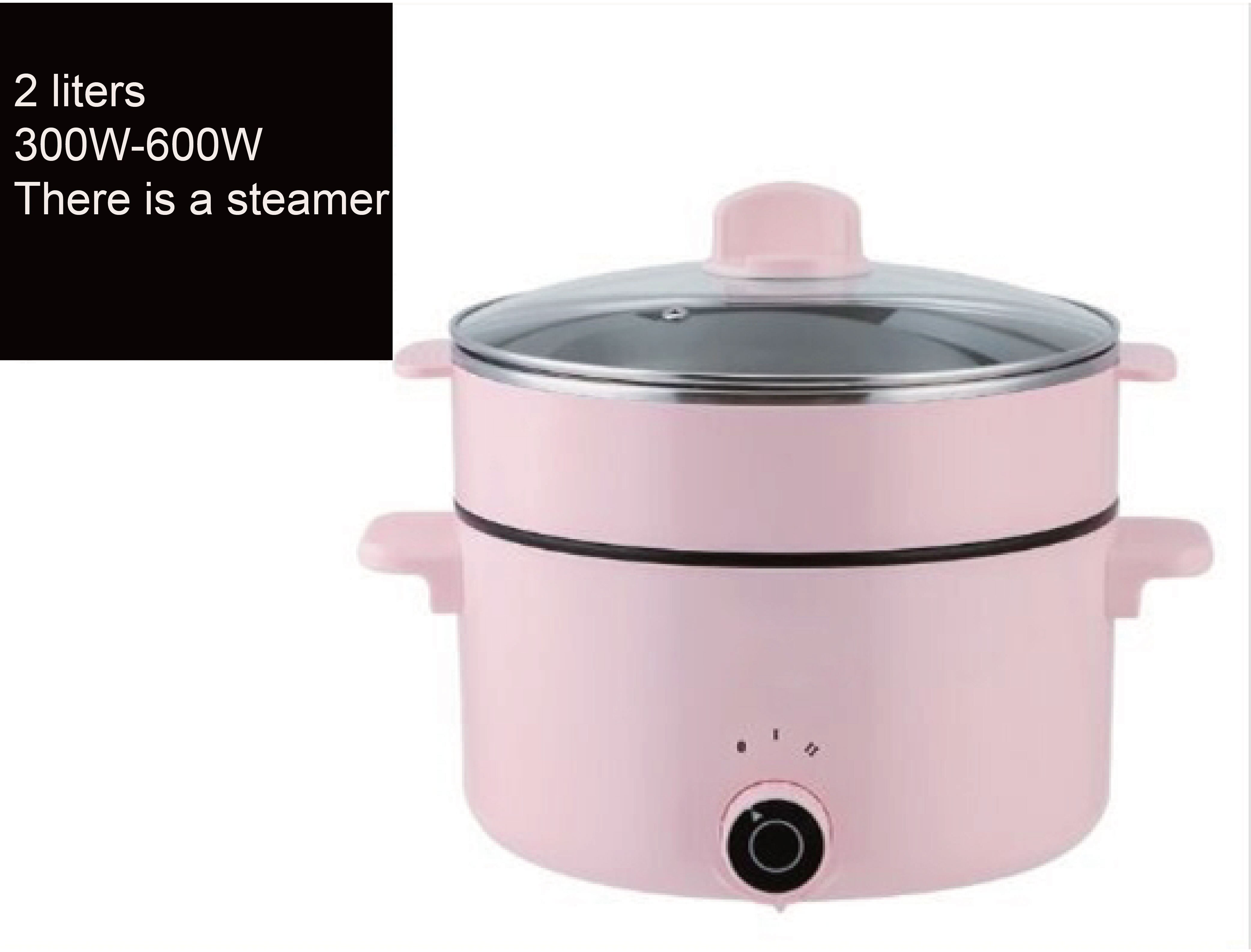 2.5L electric skillet low power student pot electric pot cooking pot 2-6 people frying pan