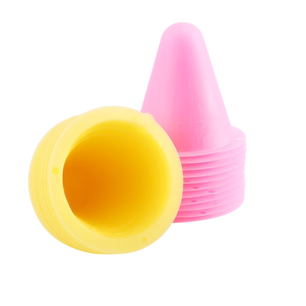 Plastic skate marker cones football soccer wheels sports training equipment