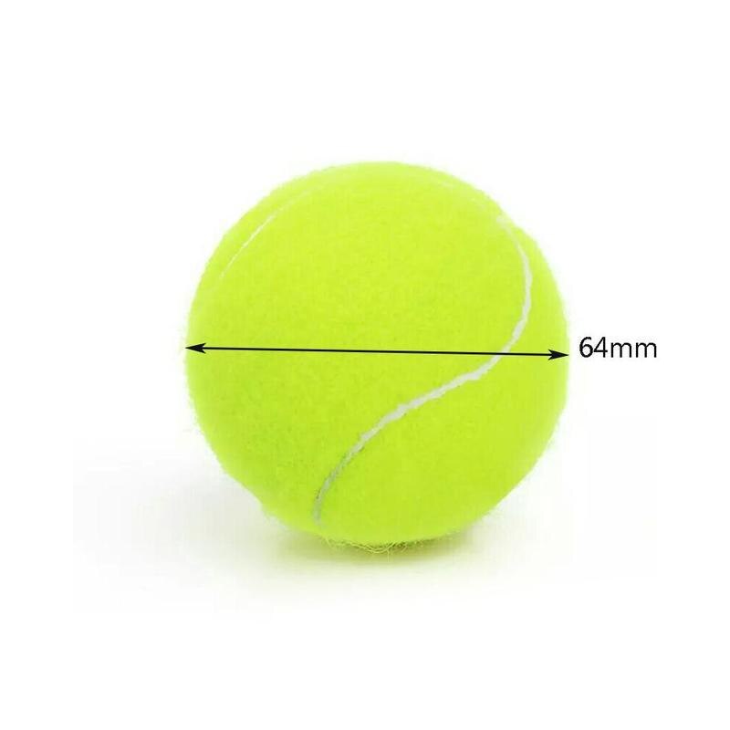 1pcs Tennis Ball Durable Tennis Rubber Practice Ball For Competition Training Exercises Elastic Fiber Rubber Outdoor Tennis Ball: Default Title