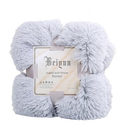 80x120cm doux moelleux Shaggy lit canapé couvre-lit literie feuille jeter couverture décorations de noël pour la maison couette