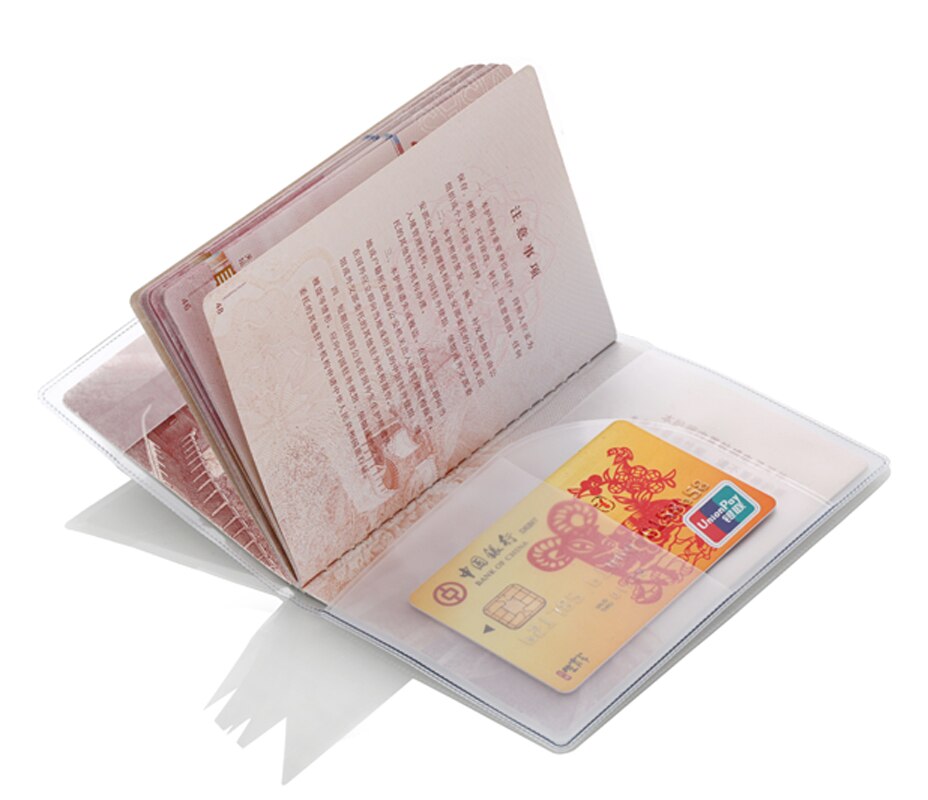 Reizen Paspoort Cover Waterdicht Vuil Transparante Frosted Id Card Houders Vrouwen Mannen Mode Visitekaartje Paspoort Case Purse