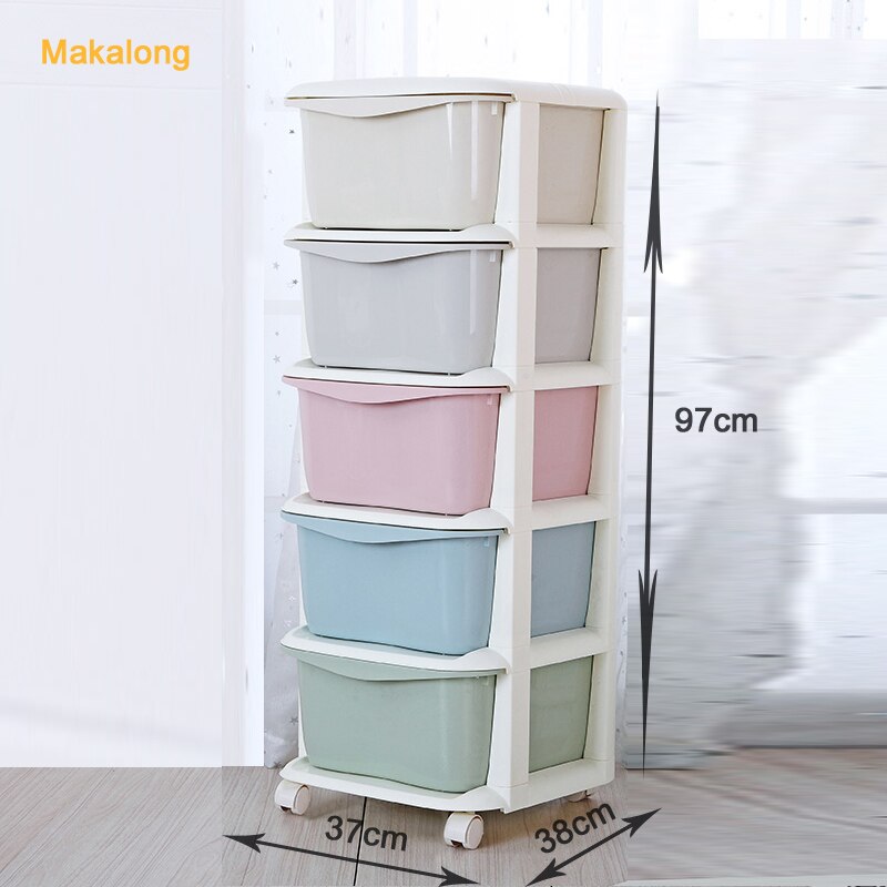 Multicolour storage cabinet plastic drawer cabinet finishing storage box storage cabinet brief local: Default Title