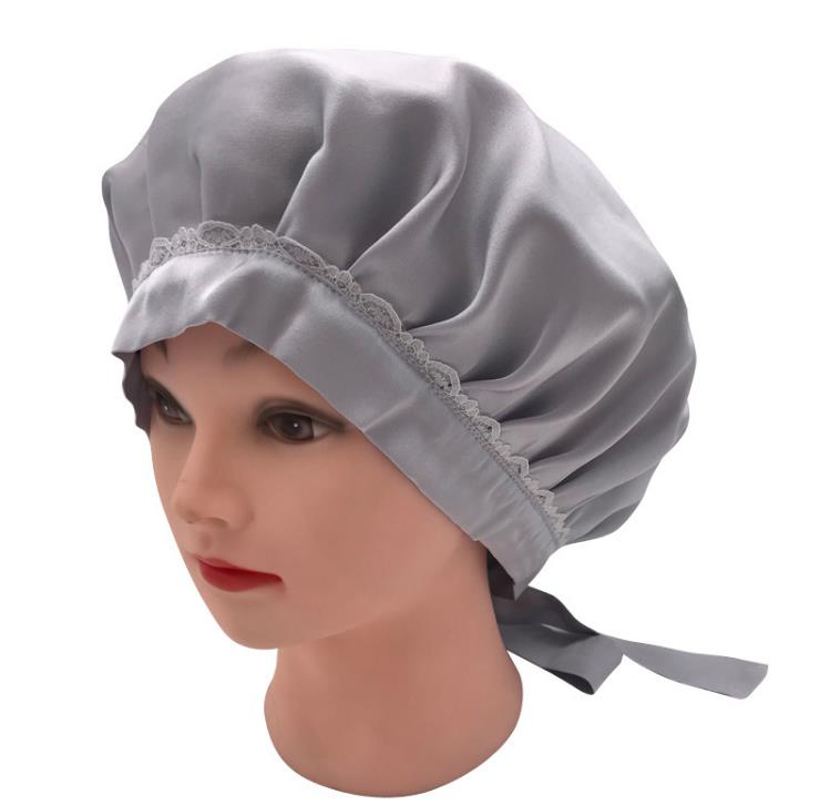 100 Silk Sleeping Cap Soft Silk Night Sleep Cap S... Grandado