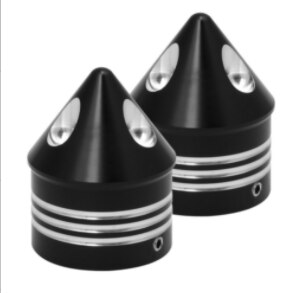 1 Pair Motorcycle Front Axle Nut Cover Cap Bolt For Harley Dyna Fat Bob Touring Electra Glide Road Glide Sportster Iron 883 1200: D