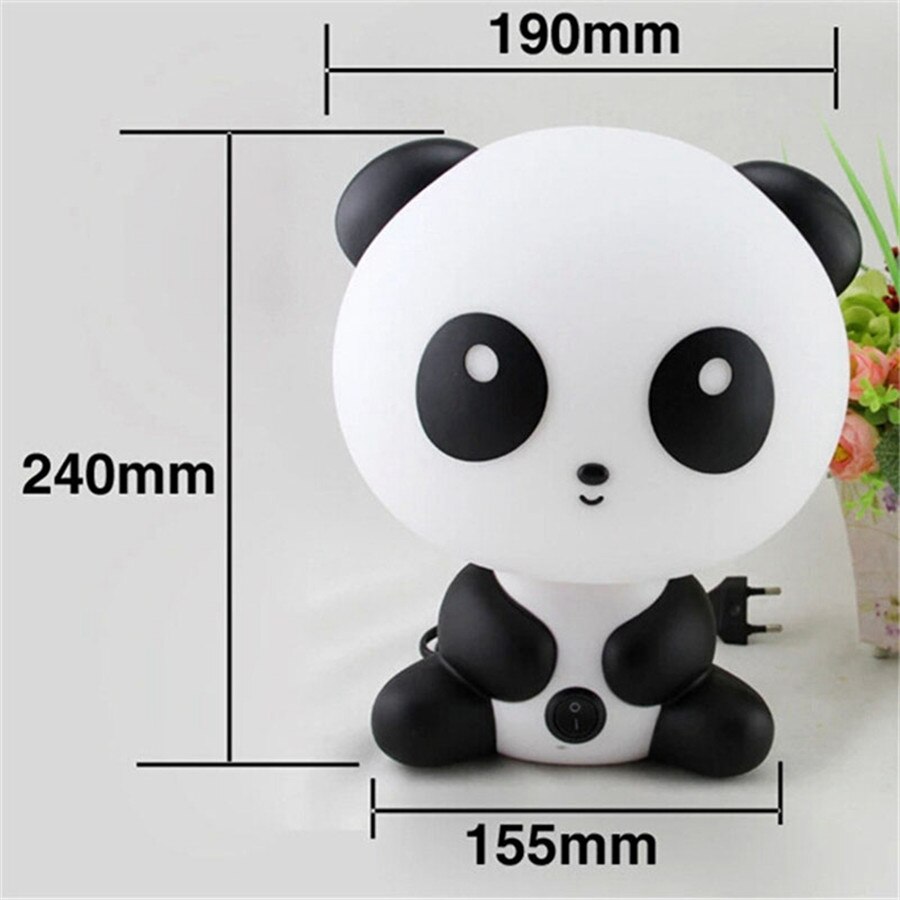 Schattige panda hond beer cartoon nachtlampje 3d dierenlamp kinderkamer speelgoed slaapkamer nachtkastje decoratie lamp