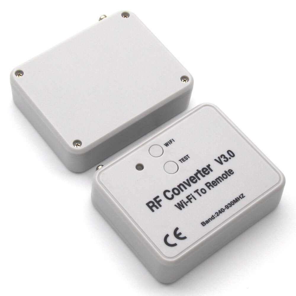 WiFi To Remote RF Converter V3.0 Garage Door Rolling Fixed Code Remote Control 433MHz 868MHz 330MHz Multi Frequency