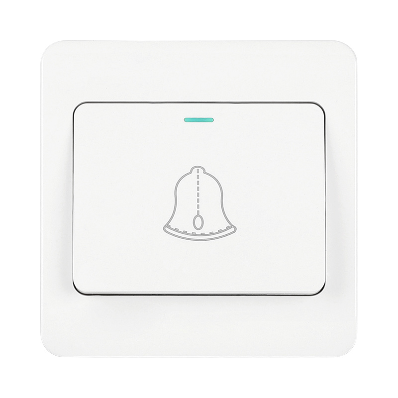 86 concealed access control switch panel button doorbell switch automatic reset small exit button community door opening