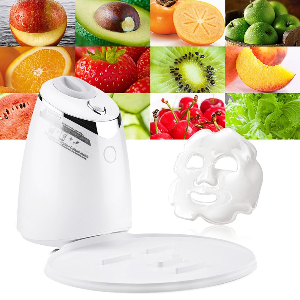 Diy frukt ansiktsmask maskin automatisk grönsak frukt mask maskin intelligent röstregistrering ekologisk frukt mask mask