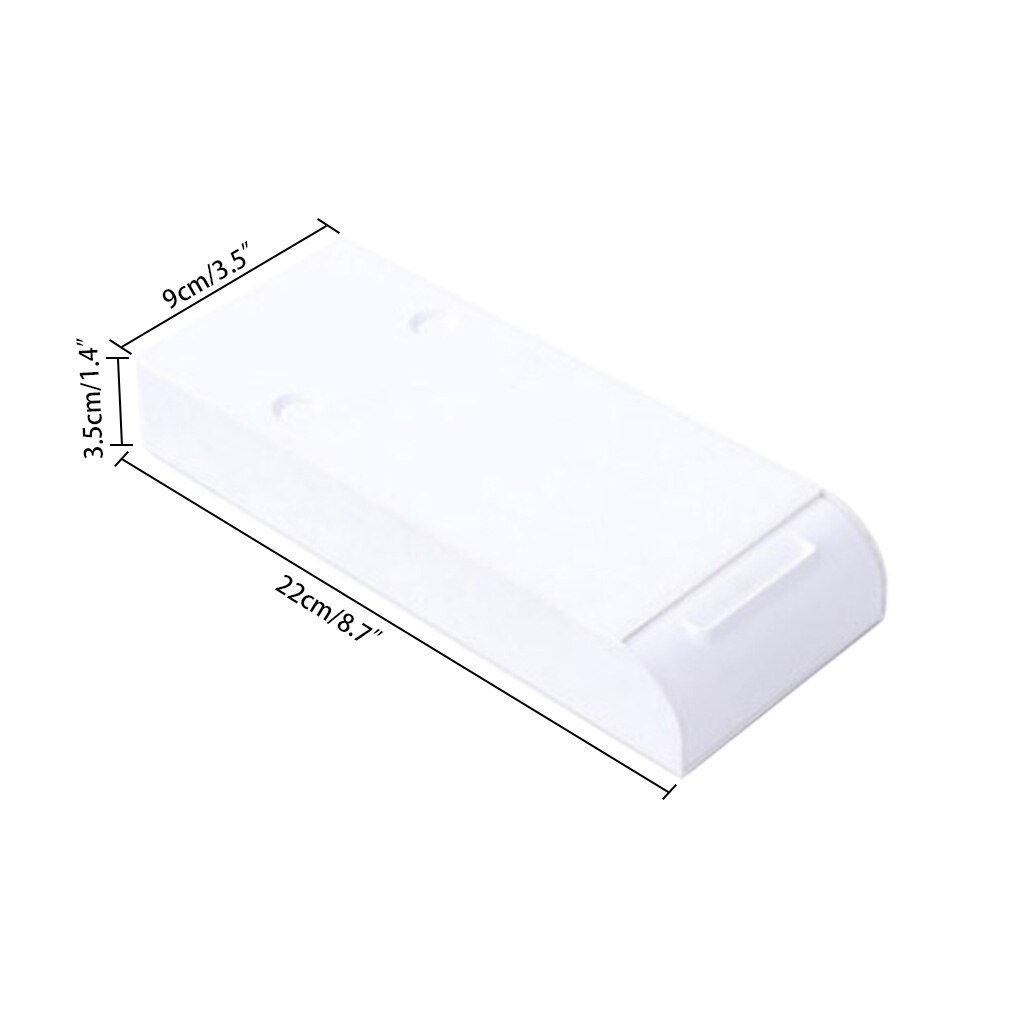 Under Desk Drawer Home Office Under Table Organized Holder Case ABS Plastic Storage Tray: 01