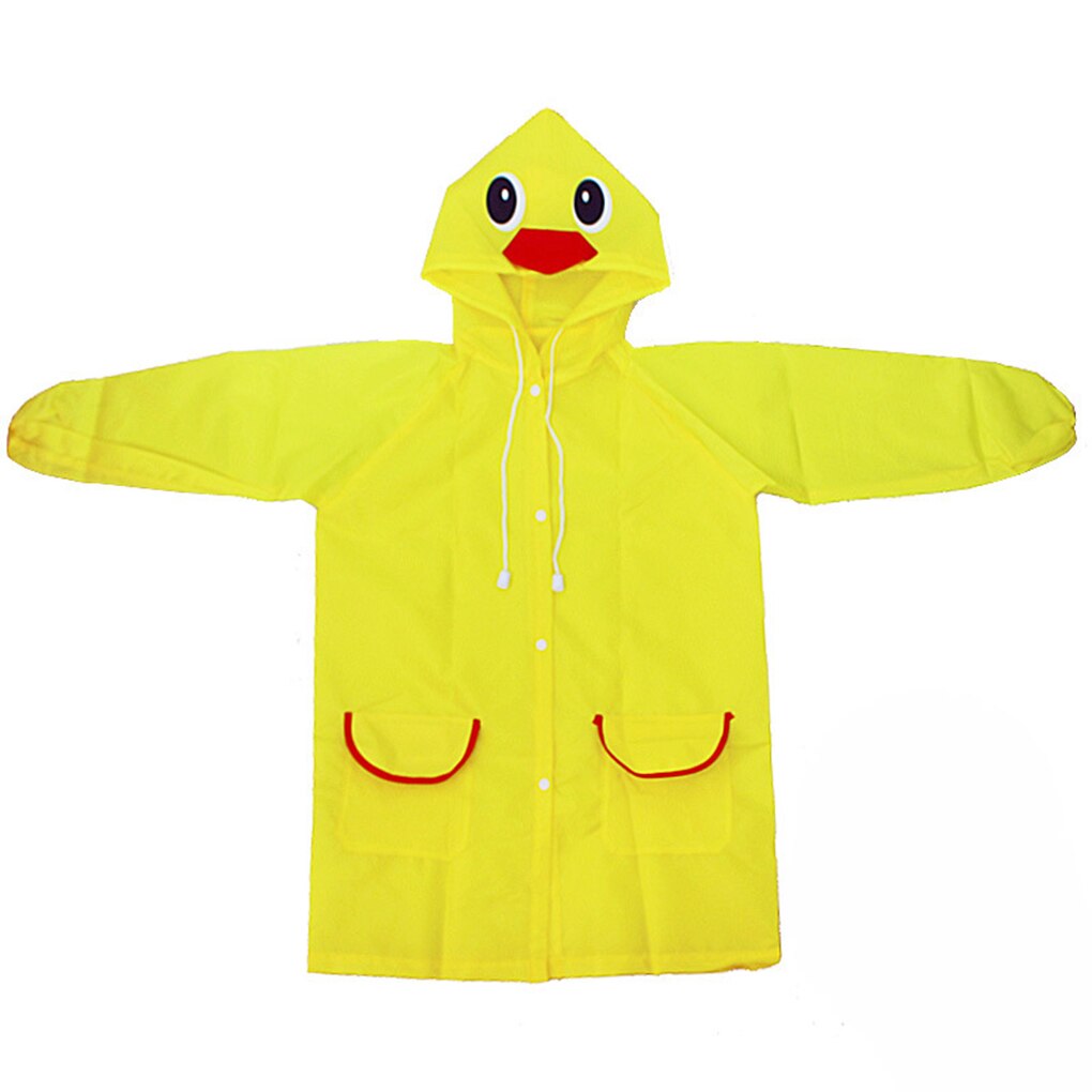 1PC Kids Cartoon Rain Coat Children Animal Rainwear Rainsuit Kids Rain Proof Animal Raincoat Student Poncho Rain Jacket Coat